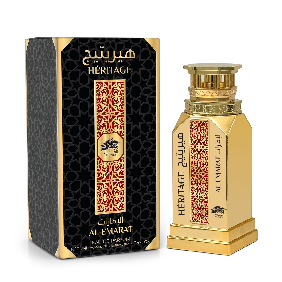 Al Fares - Heritage Al Emarat, Unisex, Apa de Parfum, 100ml - imagine 3