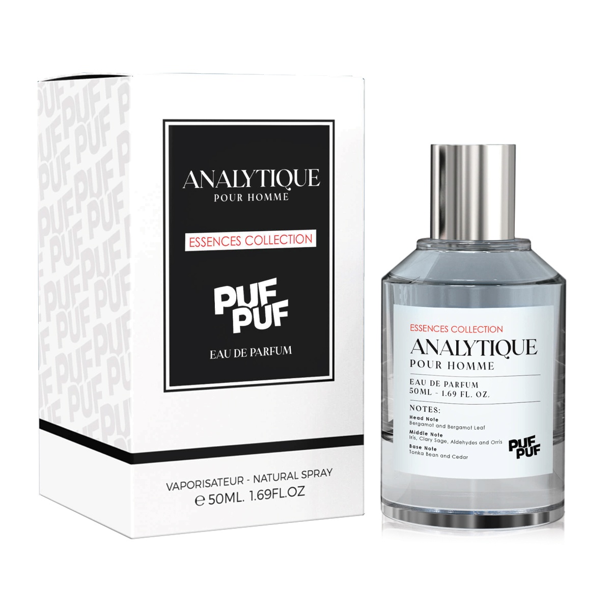 PufPuf - Analytique, Barbati, Apa de Parfum, 50ml - imagine 3
