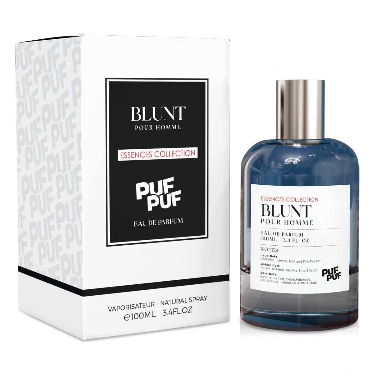 PufPuf - Blunt, Barbati, Apa de Parfum, 100ml - imagine 3