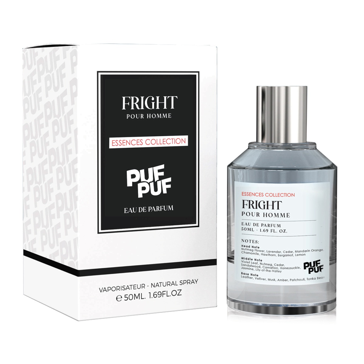 PufPuf - Fright, Barbati, Apa de Parfum, 50ml - imagine 3