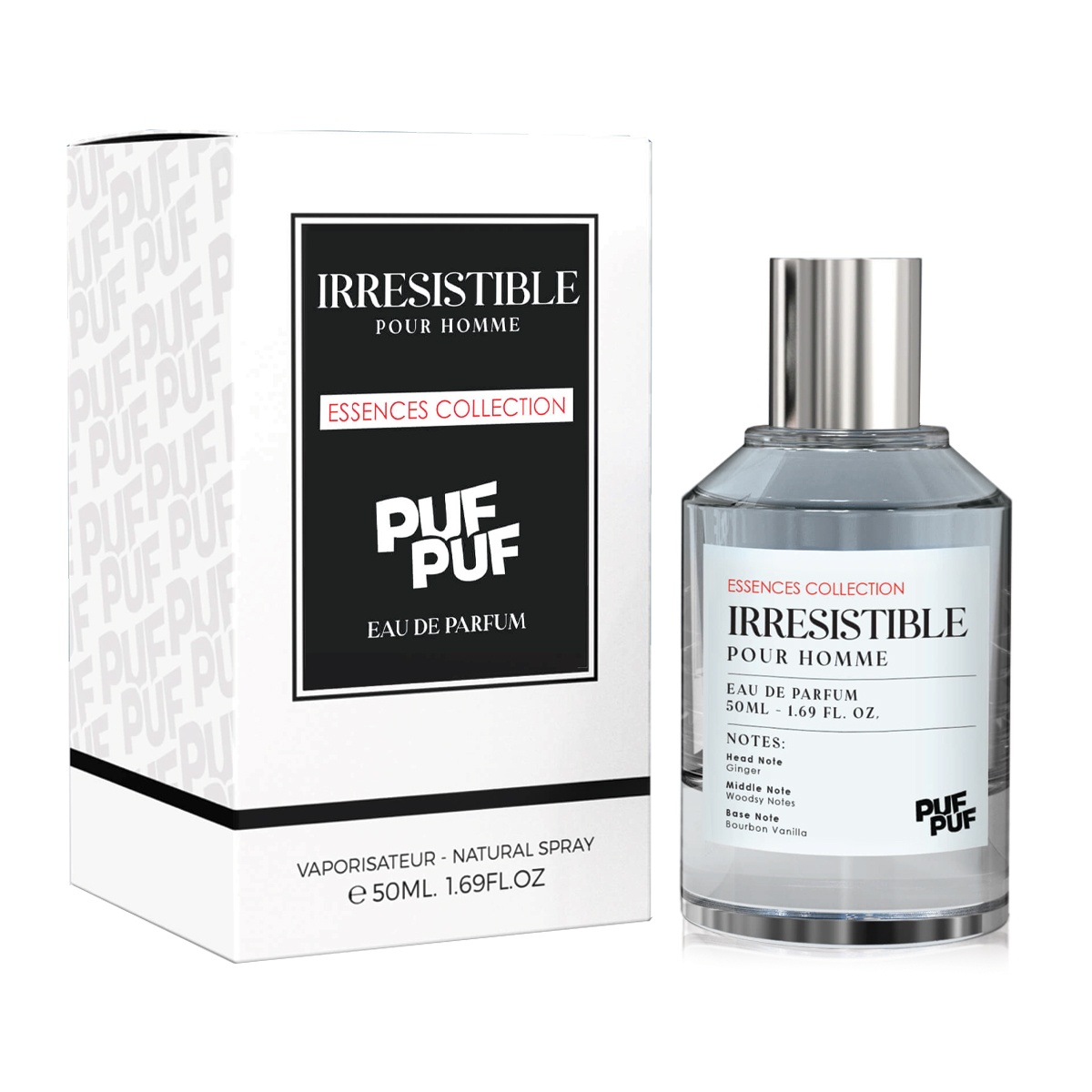 PufPuf - Irresistible, Barbati, Apa de Parfum, 50ml - imagine 3