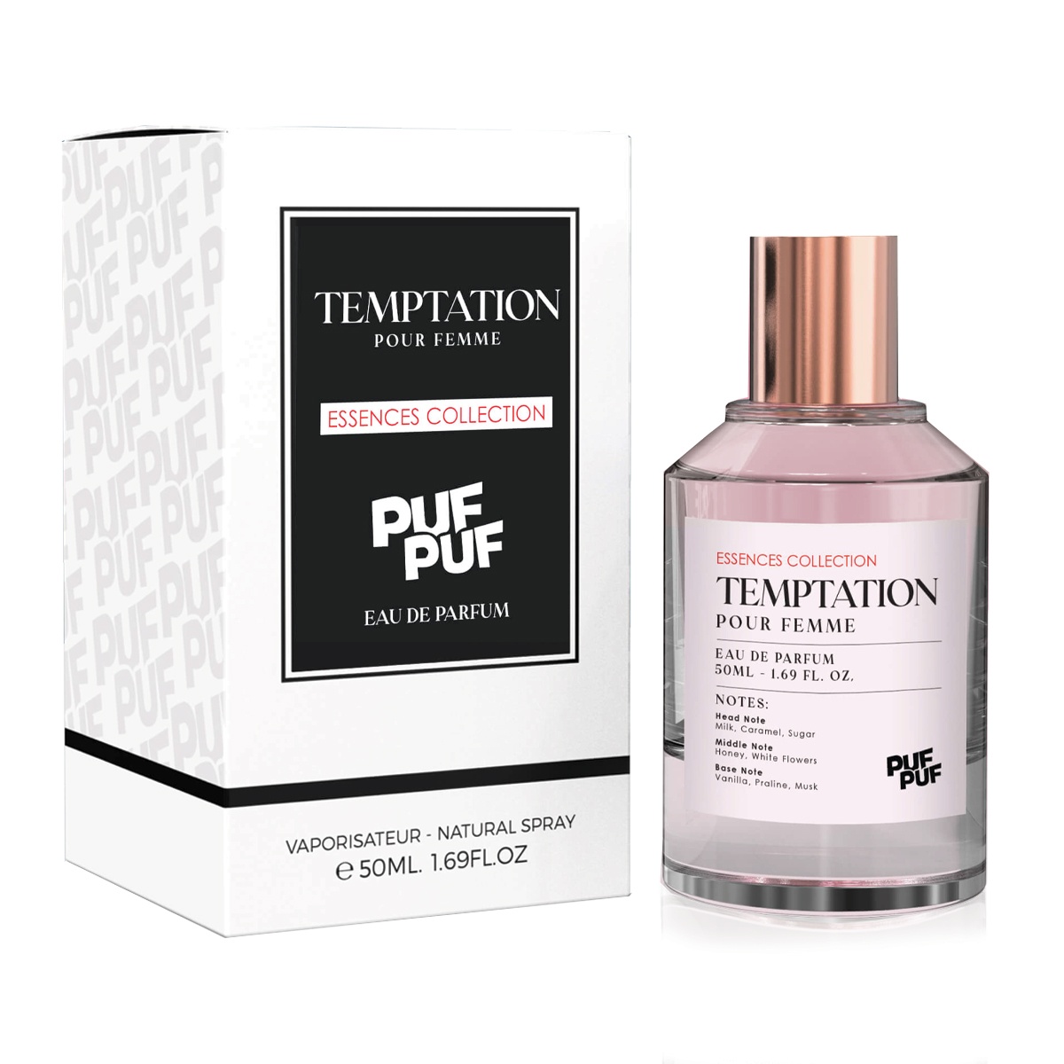 PufPuf - Temptation, Femei, Apa de Parfum, 50ml - imagine 3
