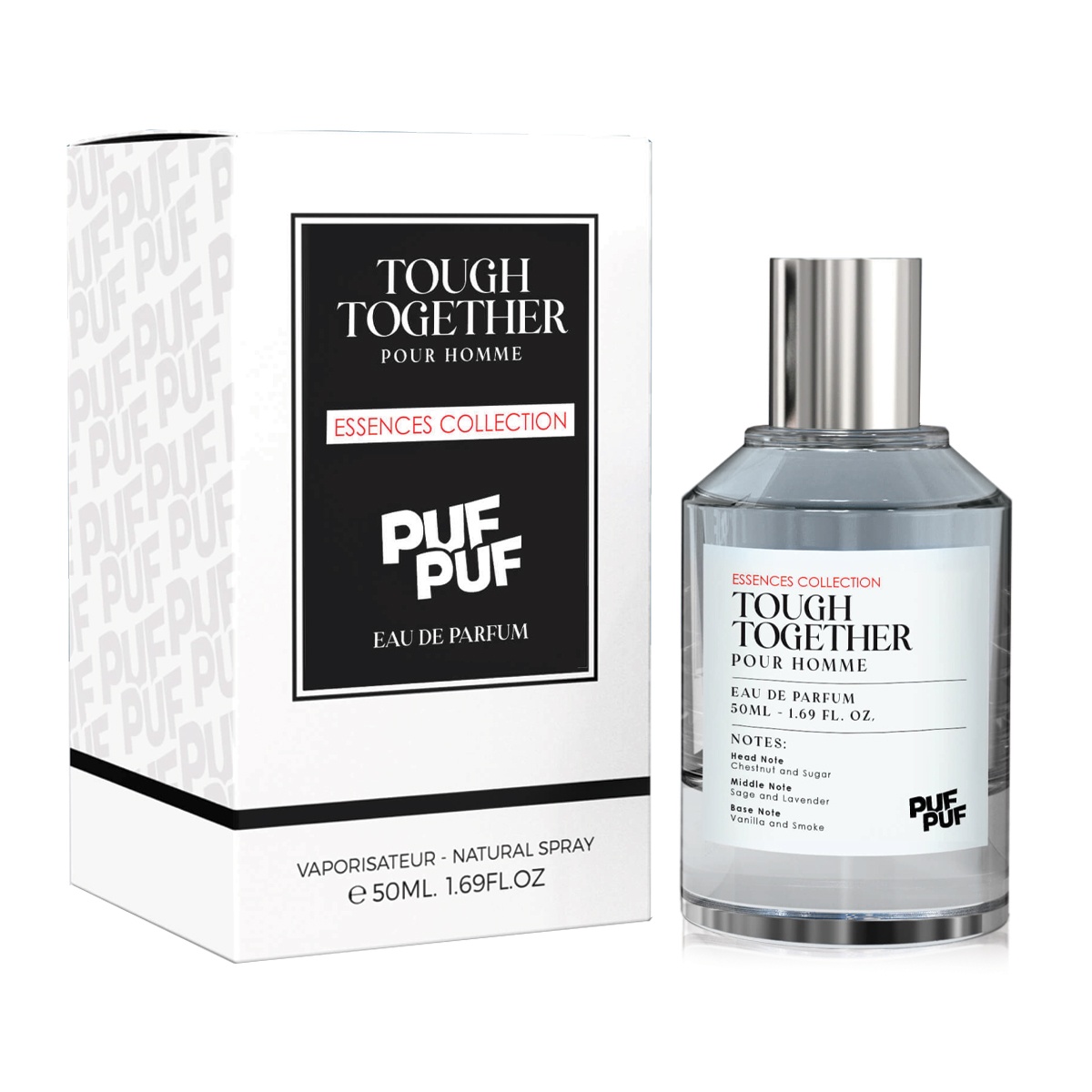 PufPuf - Tough Together, Barbati, Apa de Parfum, 50ml - imagine 3