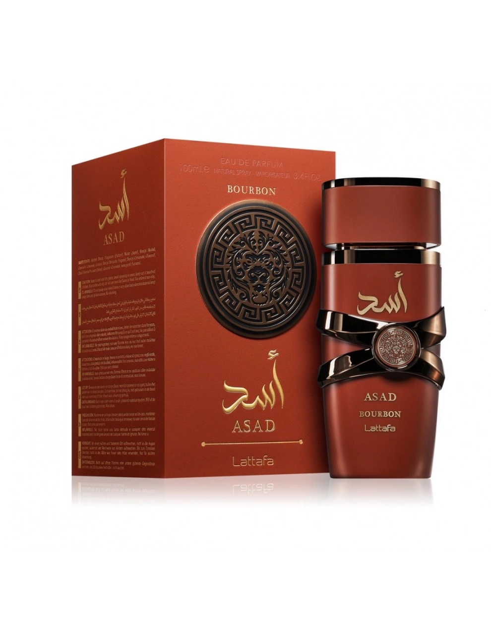 Apă de parfum Asad Bourbon by Lattafa, barbati, 100ml