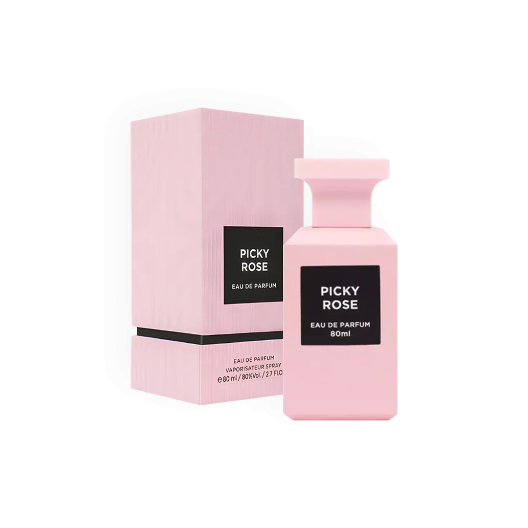 Apa de parfum, Fragrance World, Picky Rose, unisex, 80 ml